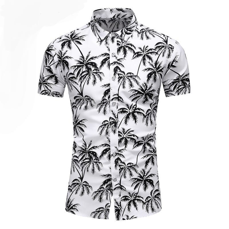 Camisas Social Floridas Confortável diversas Estampadas Masculina