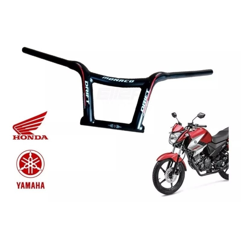Guidão Factor Ybr 125 150 Fazer 150 Alto Esportivo Mônaco drift