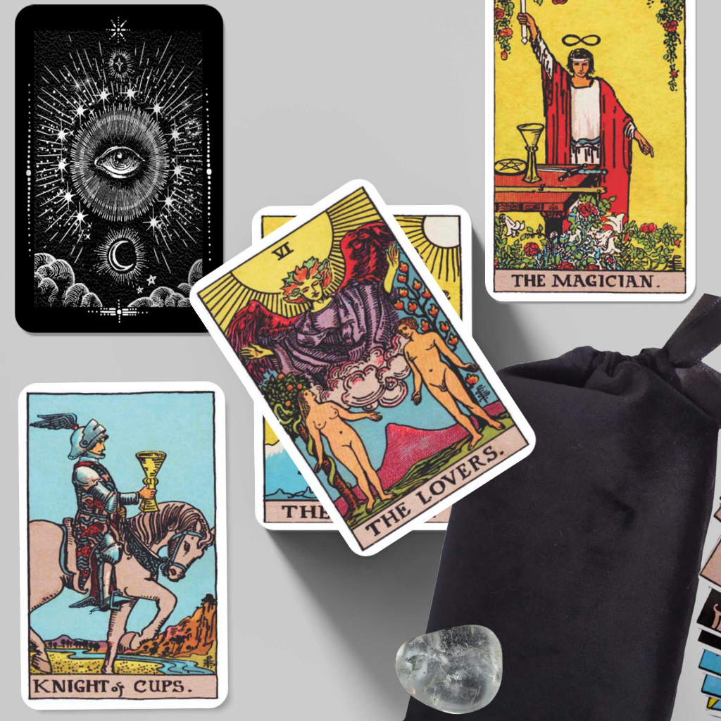 Tarot Rider Waite 78 cartas Plastificadas Carta Grande Arte Original ...