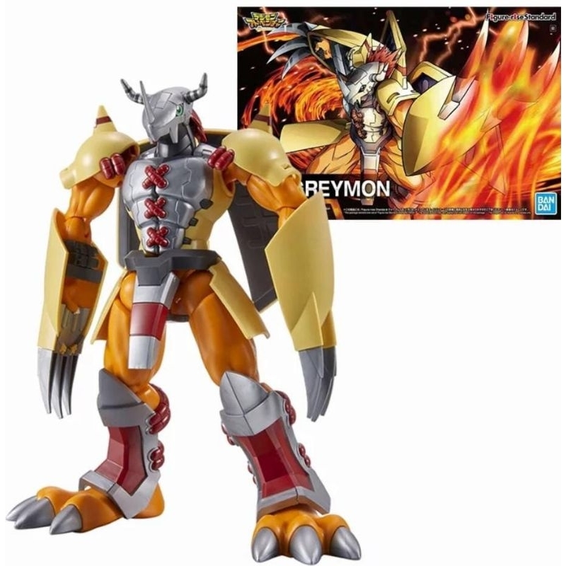 Boneco Digimon War Greymon Figure Rise Bandai Model Kit | Shopee Brasil