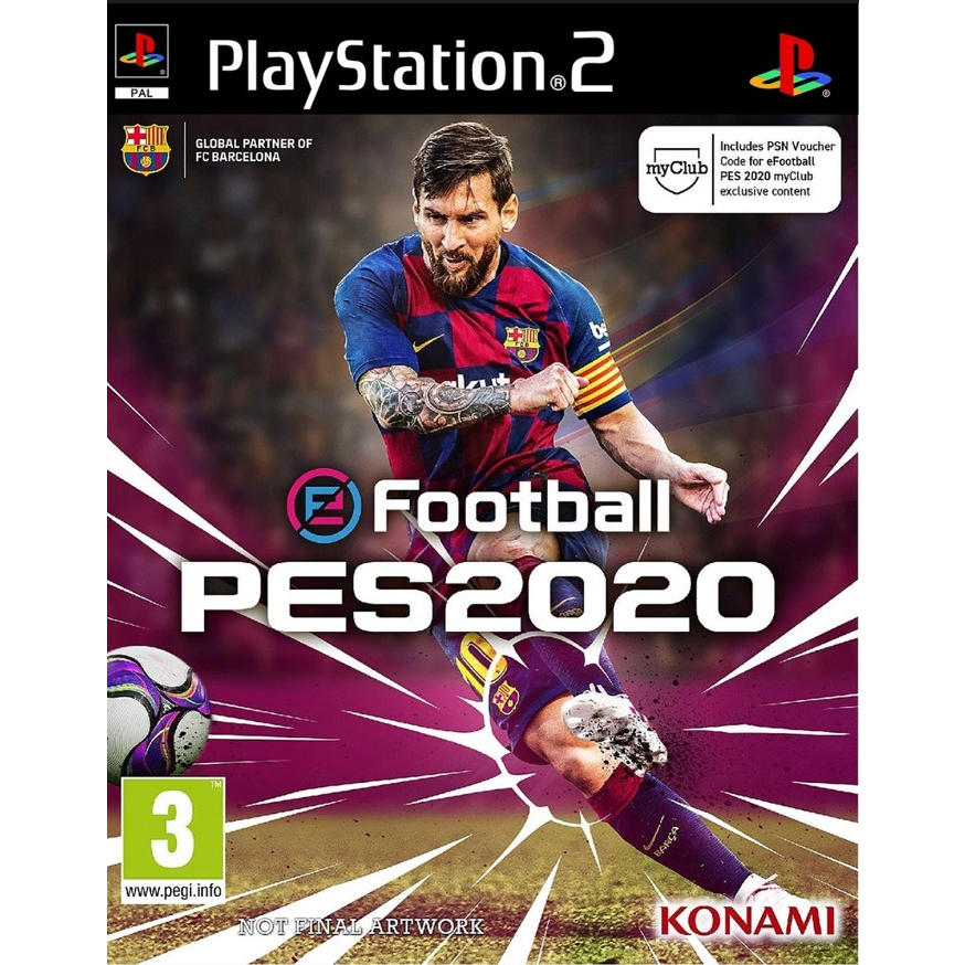 eFootball PES 2020 PS2 English Version Season 2019/2020 ~