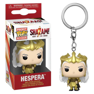 CHAVEIRO FUNKO POP SHAZAM:- HESPERA 69130 NOVO ORIGINAL em Oferta na Shopee