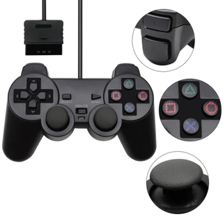 Controle Para Ps2 Joystick Console Analógico Com Fio