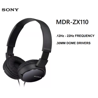 Fone De Ouvido Sony Estéreo On-ear MDR-ZX110 Edição [Preto]