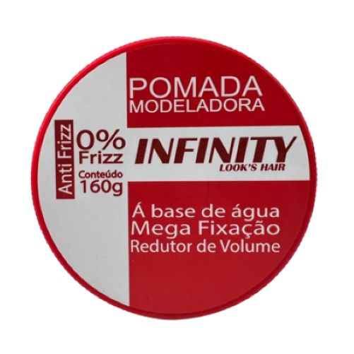 Pomada Modeladora Mega Fixação Infinity Anti Frizz 160g