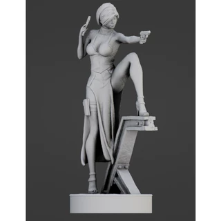 Ada Wong, Resident Evil 4 Remake (RE4)! Action Figure! (Decoração, Colecionável).