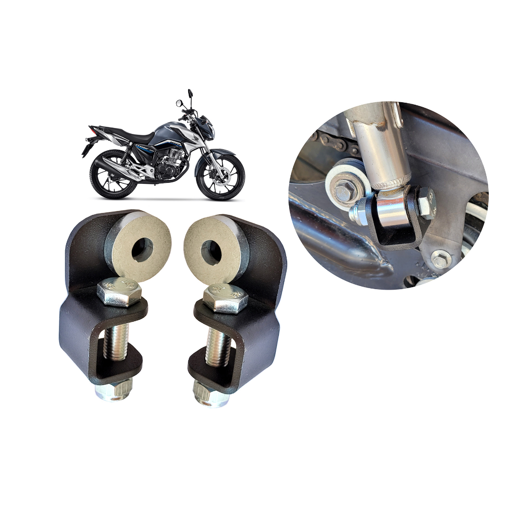 Rebaixador honda cg160 cg 125 150 kit para rebaixar amortecedor traseiro