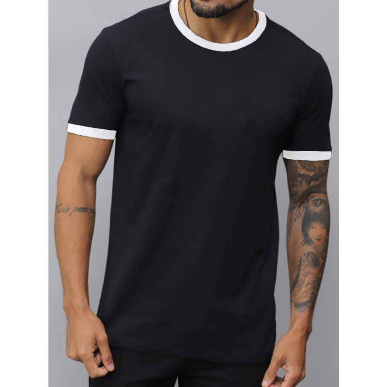 Desain 001  Camiseta preta masculina, Camiseta preta, Camisas estampadas