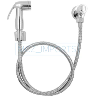 Kit de Ducha Higiênica Para Banheiro Completa Luxo Metal Inox núcleo da válvula de cobre 1,2m Chuveirinho Privada