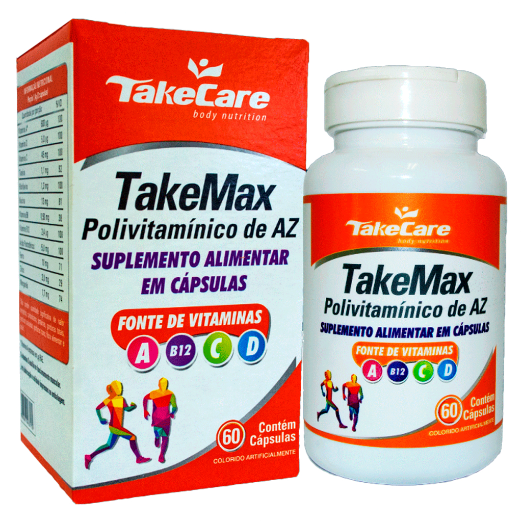 Multivitamínico AZ 60 Cápsulas 500mg Shopee Brasil