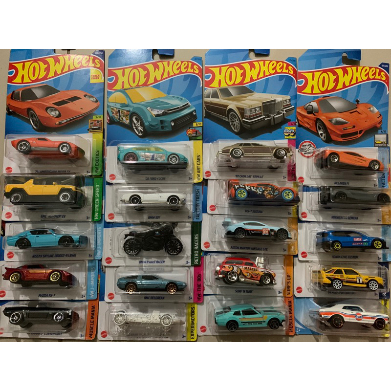 CARRINHOS HOTWHEELS 4