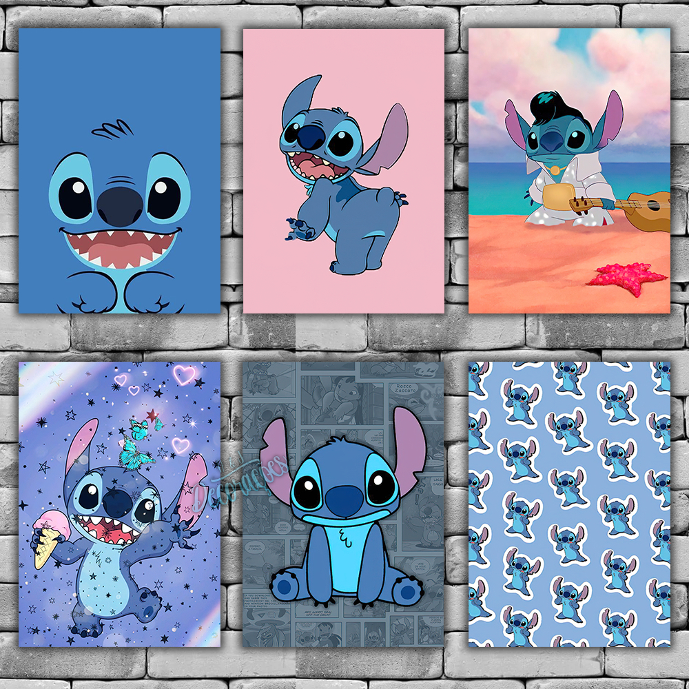 Placas Decorativas Quadros Stitch 01 a 15 - Lillo e Stitch Personagens ...