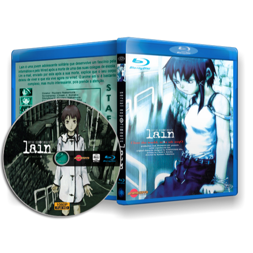Blu-ray Serial Experimets Lain - Completo em alta definição com dublagem.