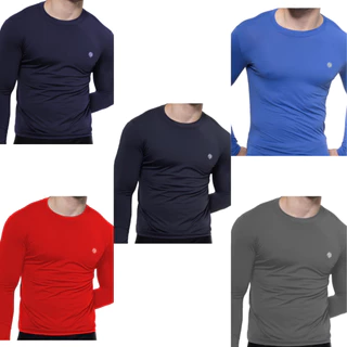 Kit 5 Blusa Térmica Unissex Proteção Solar Uv Promoção