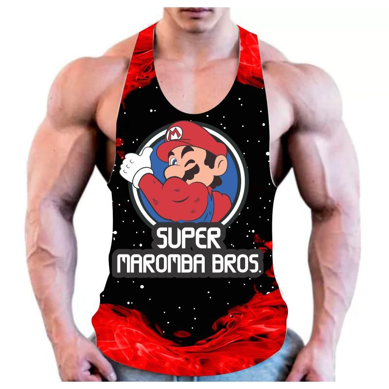 Regata cavada masculina super maromba bros | Shopee Brasil