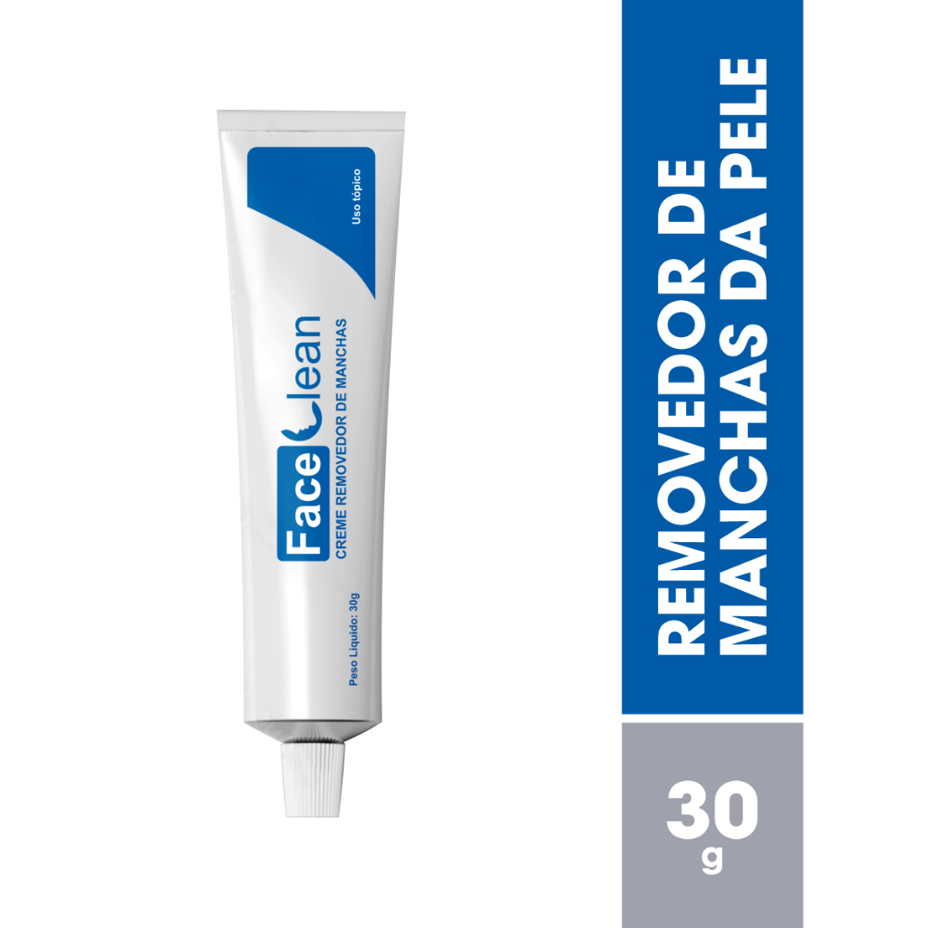 Clareador Melasma Face Clean Manchas de Pele, Rosto, colo e mãos 30g ...