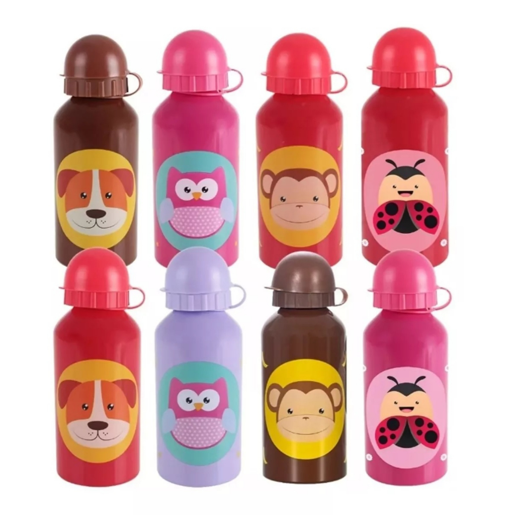 Garrafa Garrafinha Squeeze Infantil Para Tomar Água Escola Caminhada ...