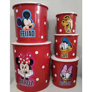 potes mantimentos mickey mouse