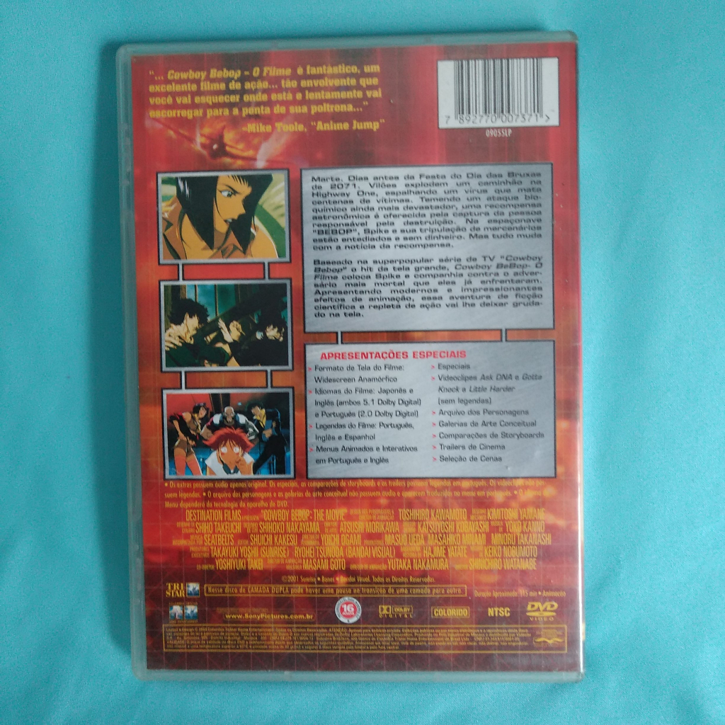 DVD Cowboy Bebop - O Filme | Shopee Brasil