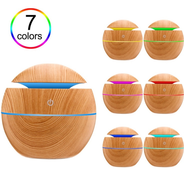 Umidificador Aromatizador Difusor Ultrassônico Luzes Ar130ml marisa