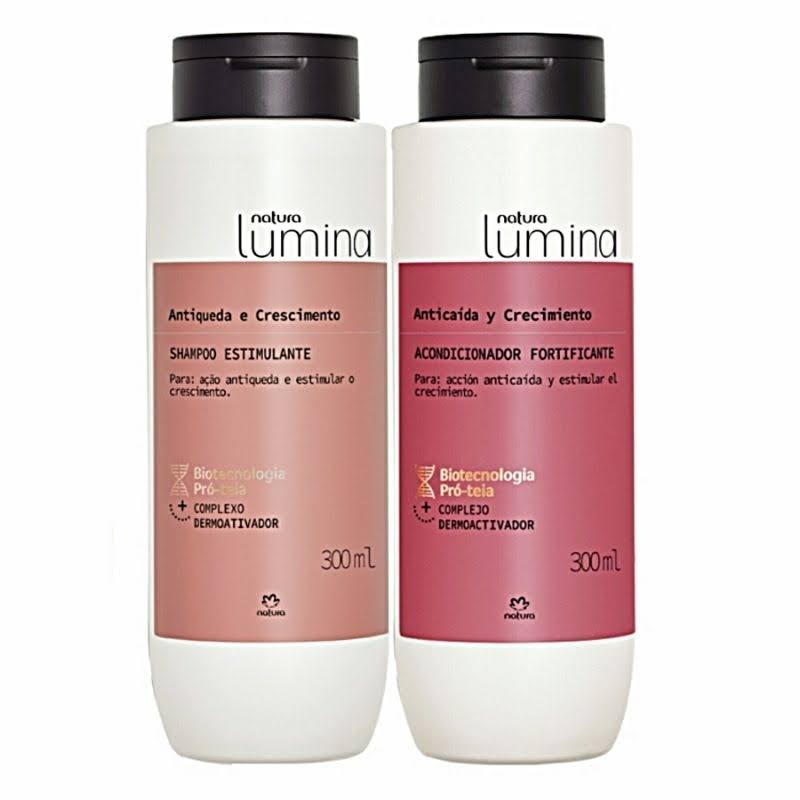 kit Shampoo e Condicionador Antiqueda e Crescimento Lumina Natura