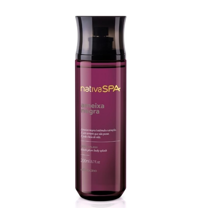 Desodorante Colônia Body Splash Nativa SPA Ameixa Negra, 200ml