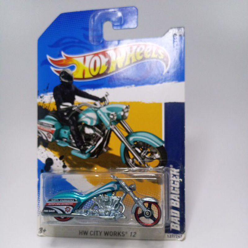Hot Wheels Bad Bagger motor 1/64 kék vásárlás a Játékshopban