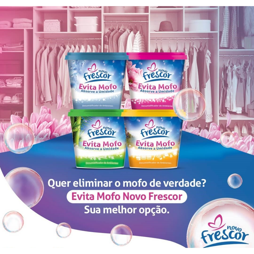 AntiMofo Retira a Umidade Evita Mofo Guarda Roupa Armário Pote ...