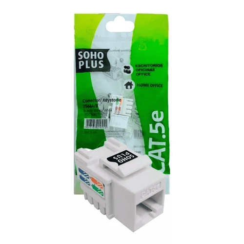 Conector Keystone Cat5e Fêmea Furukawa Sohoplus Rj45 Shopee Brasil