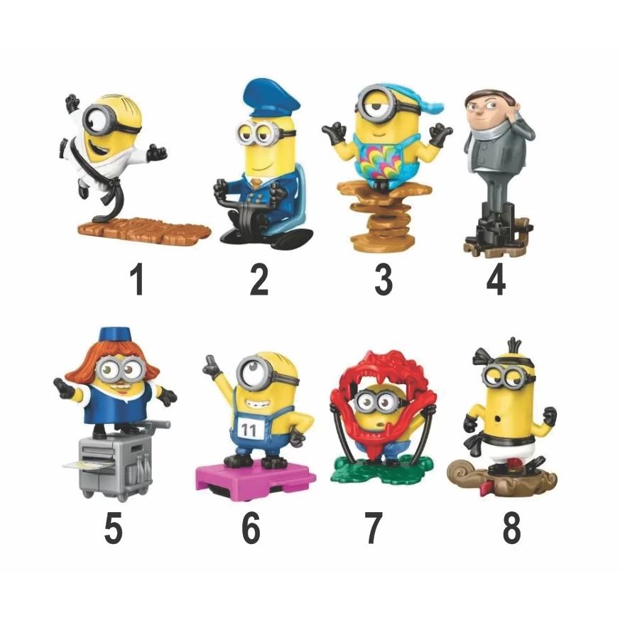 Brinquedos Minions 2022 Kinder Ovo.