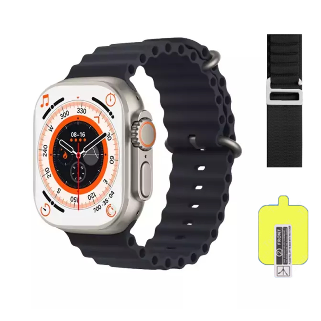 Relógio Smartwatch t800 ultra à prova d'água Fitness inteligente bluetooth série 8 proporção de tela 49mm bluetooth chamada frequência cardíaca calculadora de pressão arterialinteligente Android e IOS