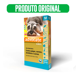 Antipulgas Advocate Elanco Cães De 4 Até 10kg Combo 3 Pipetas
