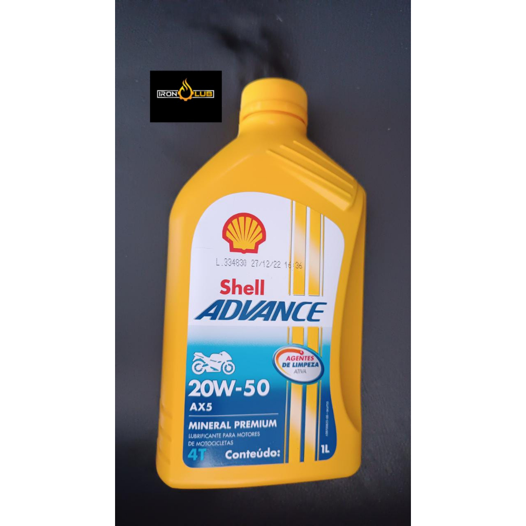 SHELL MOTO ADVANCE 20W50 4T 1 LITRO | Shopee Brasil