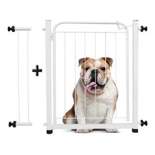Grade Portão Pet de Proteção Para Cães e Bebês - Vãos de 69cm até 83,5 cm Com Extensor Promoção ENVIO IMEDIATO