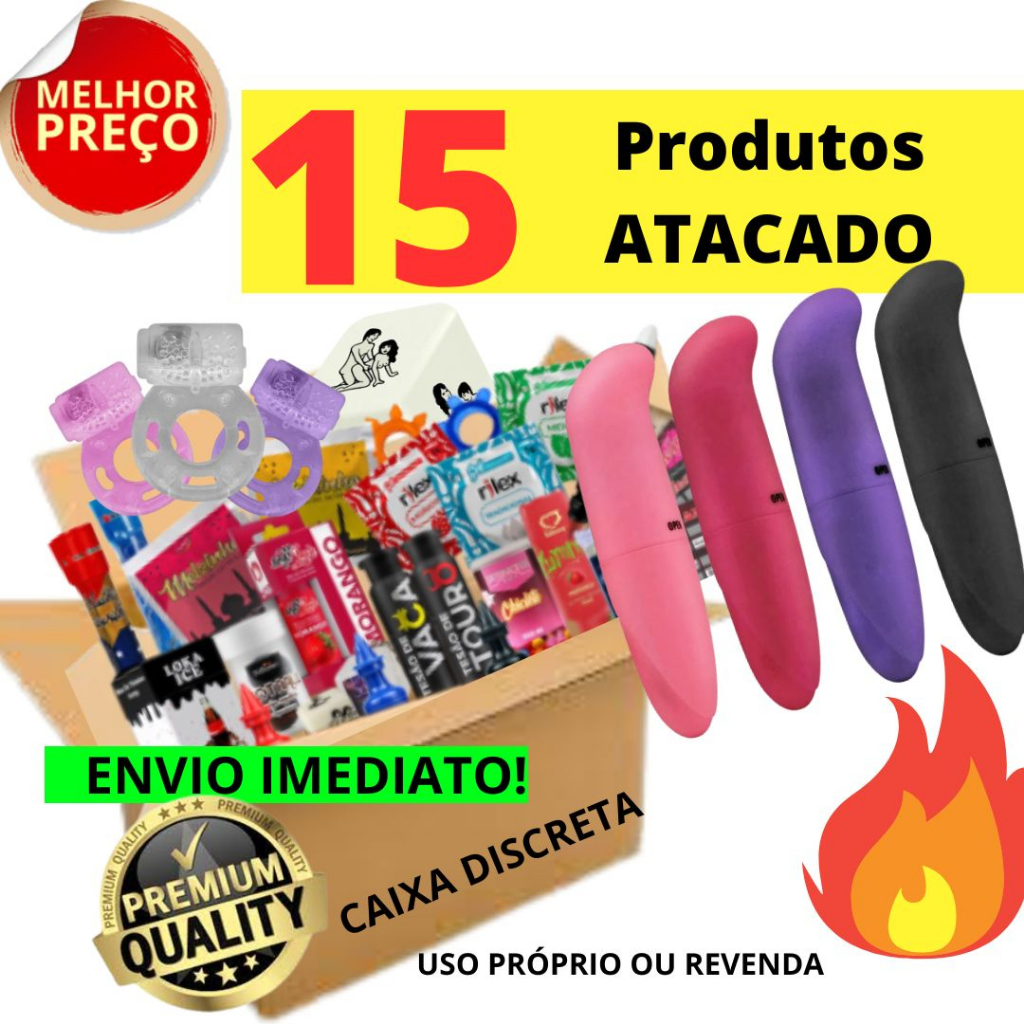 Kit 15 Produtos Sex Shop C Vibrador Golfinho Top Sexy Para Adultos Casal Shopee Brasil
