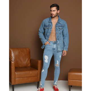 jaqueta jeans masculina em Promoção na Shopee Brasil 2024