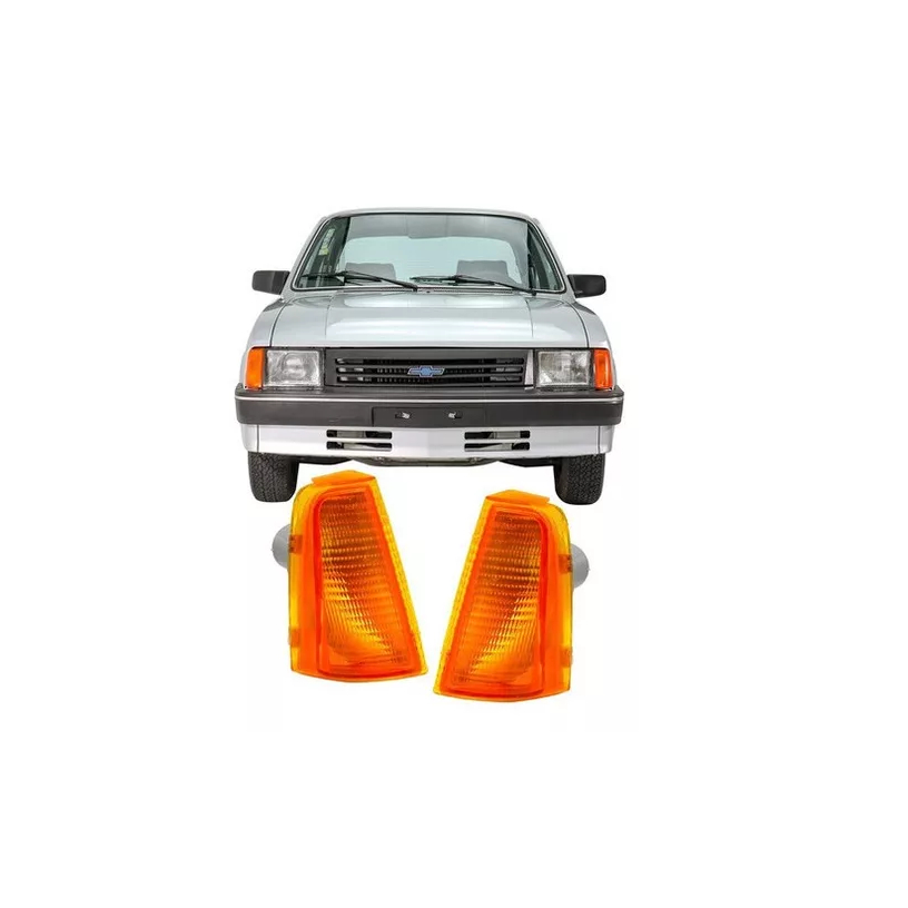 Lanterna Dianteira Chevette Chevette 83/93 (Ambar/Cristal) - PAR