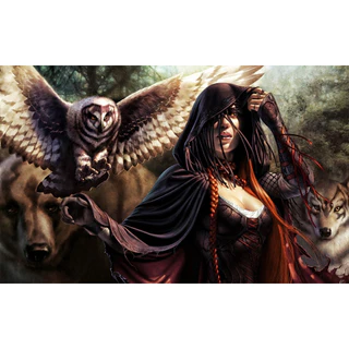 Mousepad Gamer Sábia de Somberwald Liga Magic - Sábio Sombrio (58 cm x 30 cm)