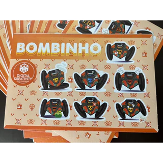 Bombinho Raze - Cartela de Adesivos - Valorant