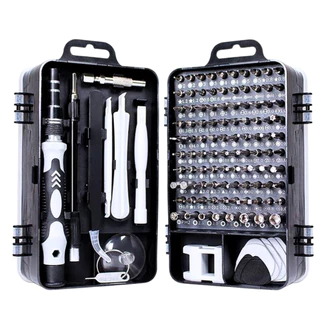 Kit Ferramentas 115 Peças Precisão Para Manutenção Pequenos Reparos Telefone Celular Iphone Computador Notebook