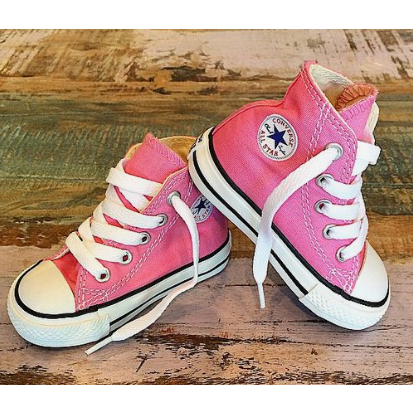 Converse all hotsell star infantil rosa