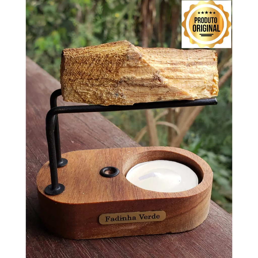 Incensário Defumador suporte queimador de Palo Santo