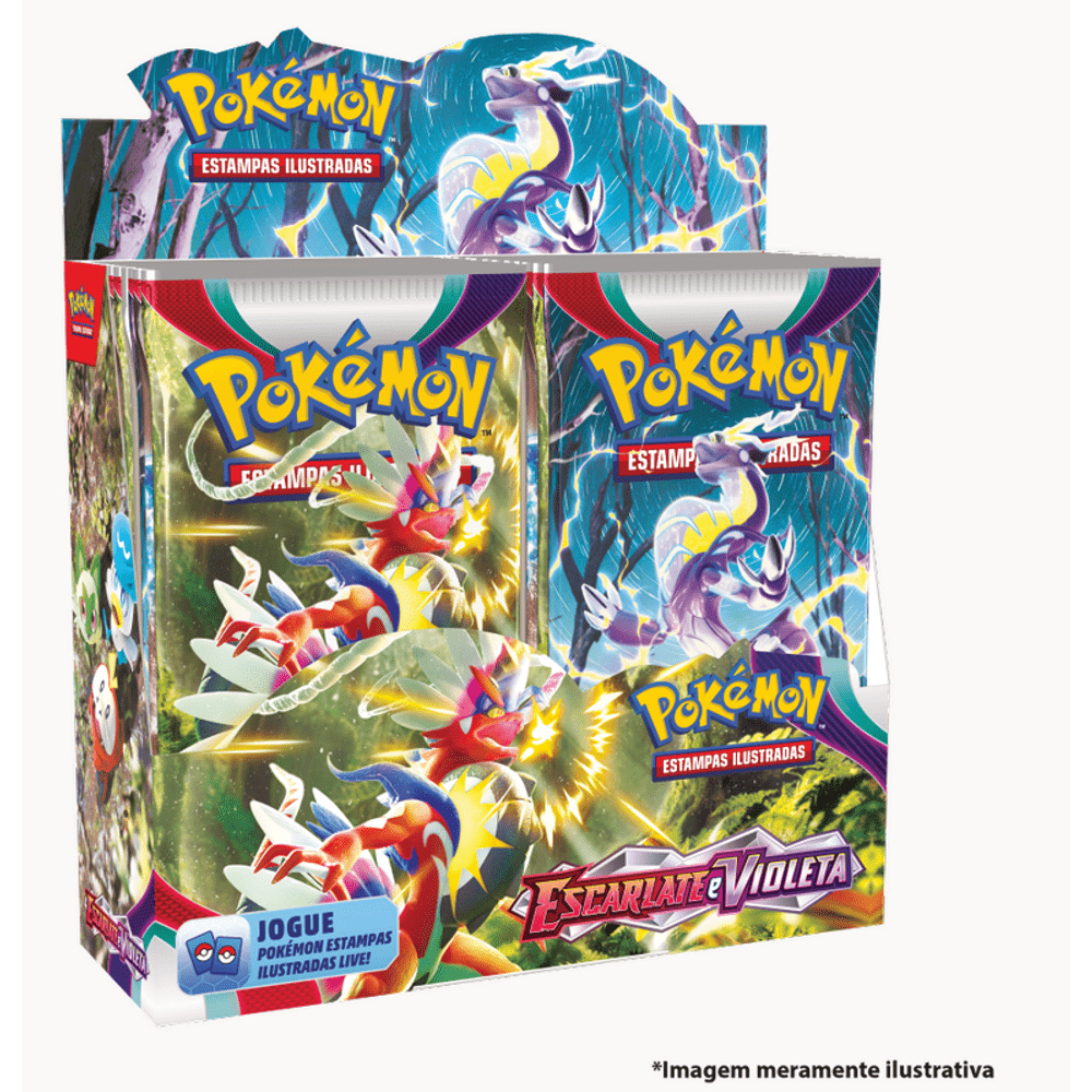 Booster Box Pokemon - Escarlate e Violeta