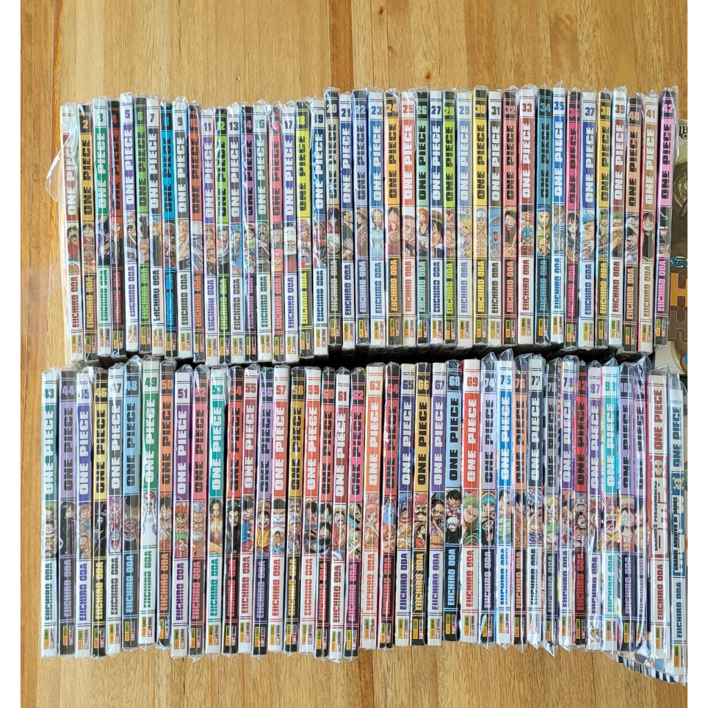 Mangá One Piece 1, 2, 3, 4, 5, 6, 7, 8, 9, 10, 11, 12, 13, 14, 15