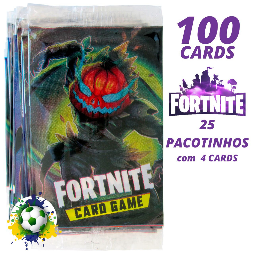 100 CARDS / CARTINHAS POKEMON = 25 Pacotinhos
