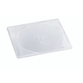 50 Estojo Capa Cd Box Super Slim Acrílico Videolar