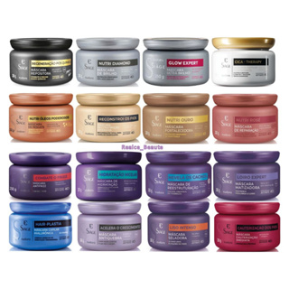 Máscaras Tratamento Capilar Linha Siàge Eudora / 250g/ Linha Instance 200g
