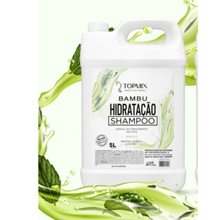 Shampoo De Lavatório 5L Bambu e Babosa Topmix Crescimento Acelerado Ultra Hidratante Nanotecnologia