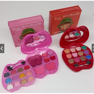 maquiagem infantil, Brinquedo Maquiagem Sombra Olho Bonito para Jogo  Princesa Menina Maquiagem, 24 Cores Paleta Sombras e Maquiagem para  Bochechas para Crianças, Rianpesn