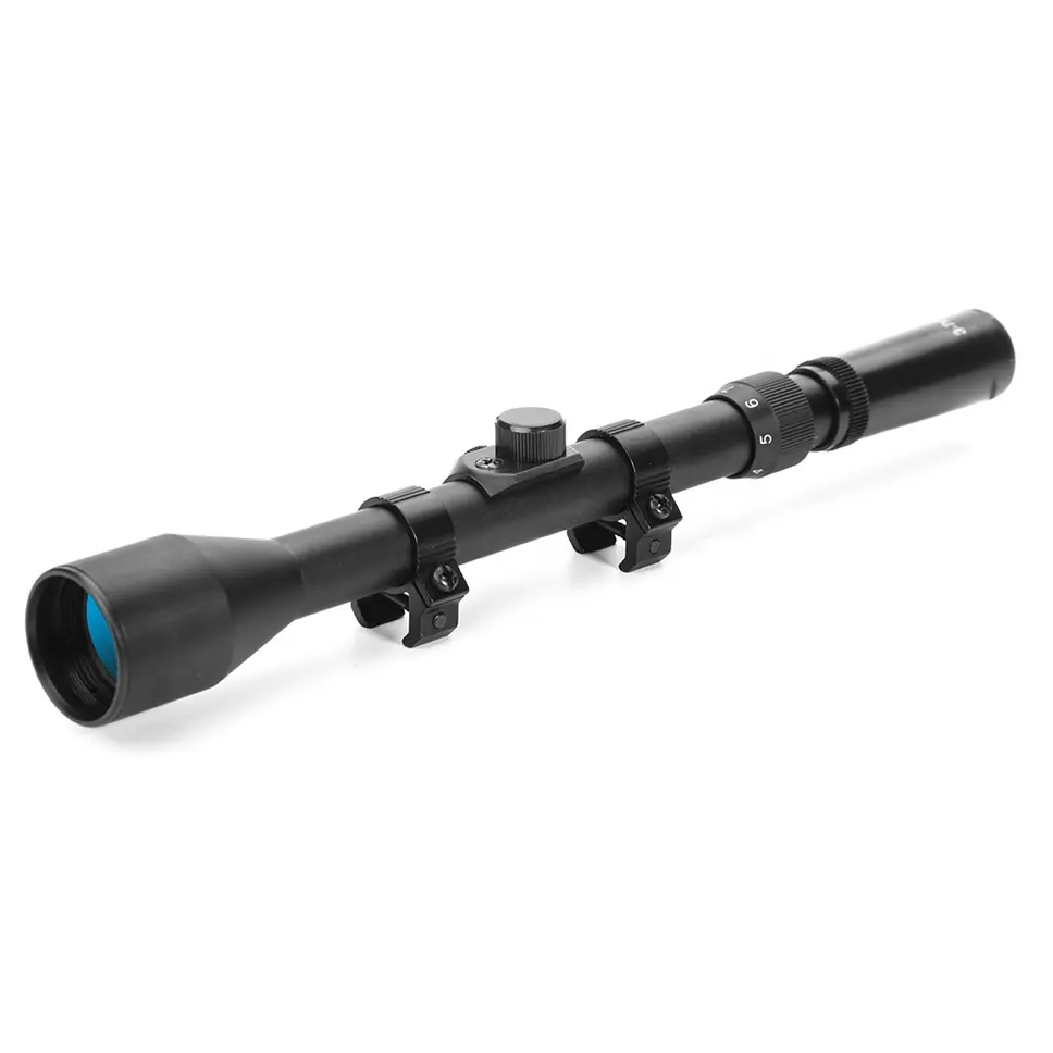 Luneta Telescópica 3-7x28 Zoom Óptico trilho 11mm Mira de Caça